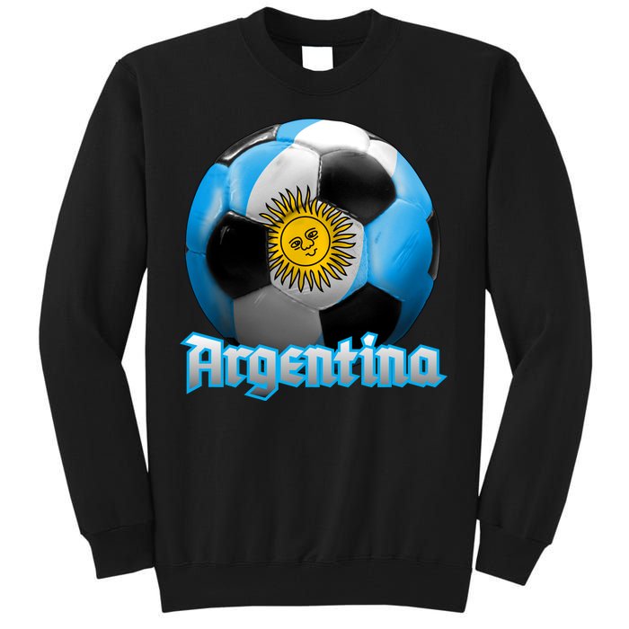 Argentina Soccer Logo Tall Sweatshirt