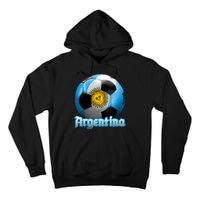 Argentina Soccer Logo Tall Hoodie