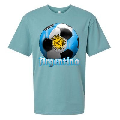 Argentina Soccer Logo Sueded Cloud Jersey T-Shirt