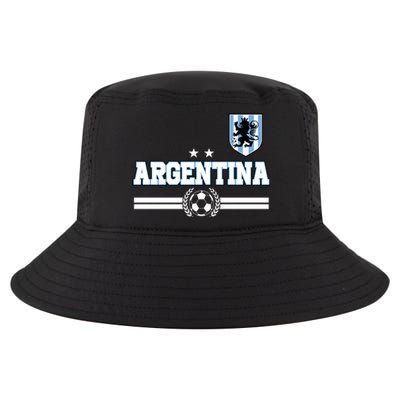 Argentina Soccer Team Fan Logo Cool Comfort Performance Bucket Hat