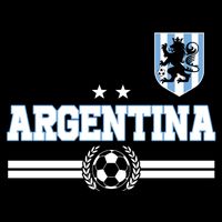 Argentina Soccer Team Fan Logo Cooling Performance Crew T-Shirt