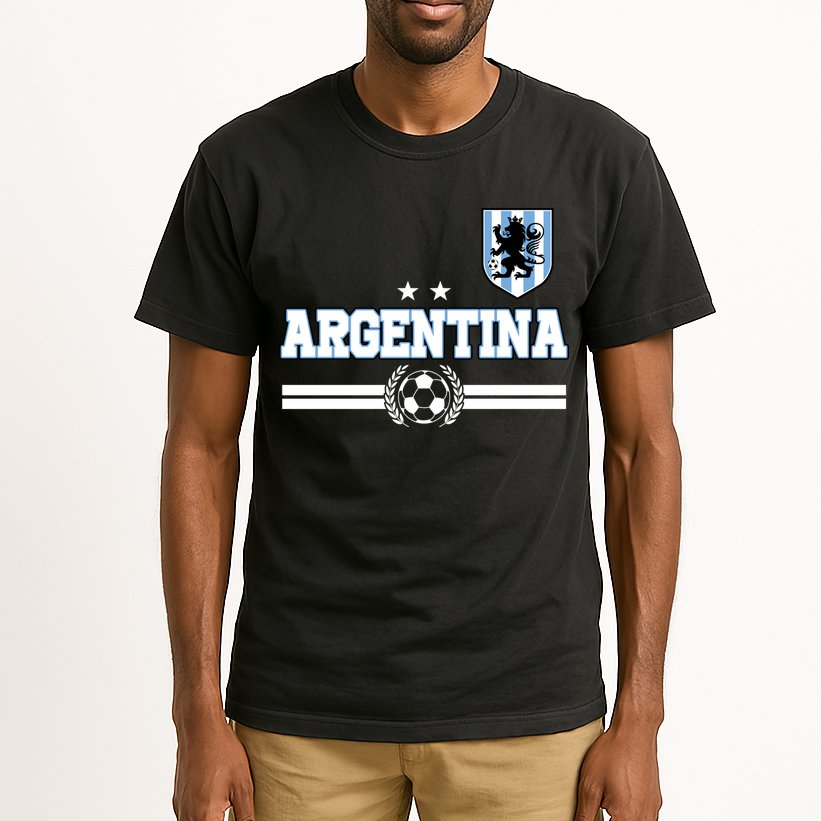 Argentina Soccer Team Fan Logo Tall T-Shirt