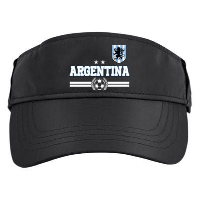 Argentina Soccer Team Fan Logo Adult Drive Performance Visor