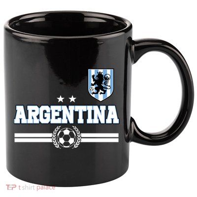 Argentina Soccer Team Fan Logo 11oz C Handle Ceramic Mug
