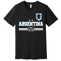 Argentina Soccer Team Fan Logo Premium T-Shirt