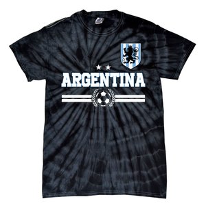 Argentina Soccer Team Fan Logo Tie-Dye T-Shirt