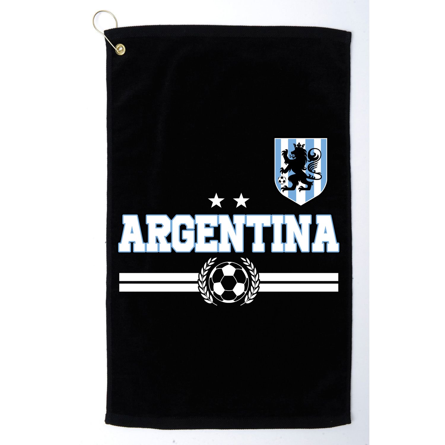 Argentina Soccer Team Fan Logo Golf Towel