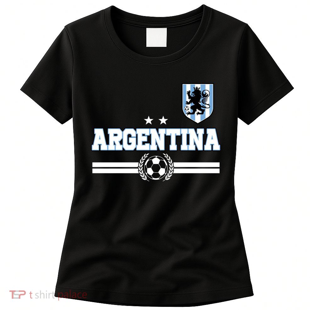 Argentina Soccer Team Fan Logo Womens T-Shirt