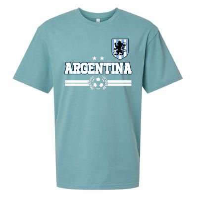 Argentina Soccer Team Fan Logo Sueded Cloud Jersey T-Shirt