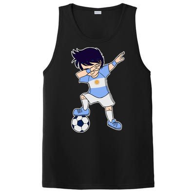 Argentinian Dabbing Soccer Boy Argentina PosiCharge Competitor Tank