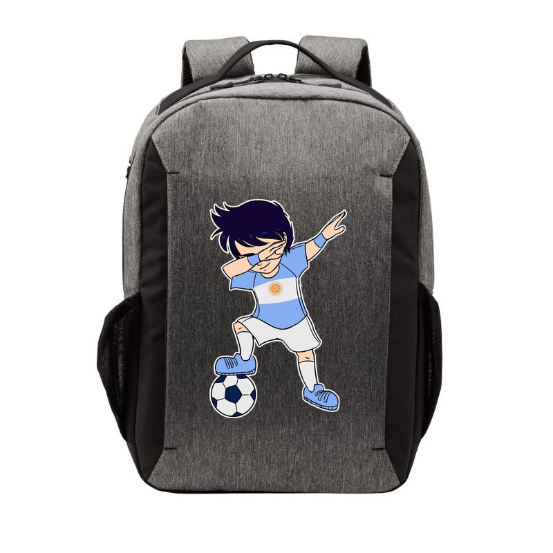 Argentinian Dabbing Soccer Boy Argentina Vector Backpack