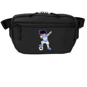 Argentinian Dabbing Soccer Boy Argentina Crossbody Pack