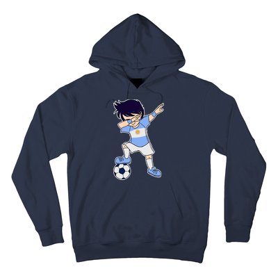 Argentinian Dabbing Soccer Boy Argentina Hoodie