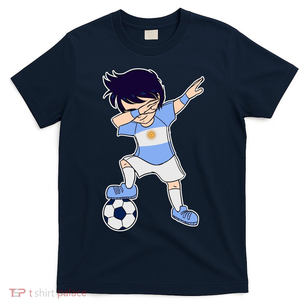 Argentinian Dabbing Soccer Boy Argentina T-Shirt