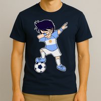Argentinian Dabbing Soccer Boy Argentina T-Shirt