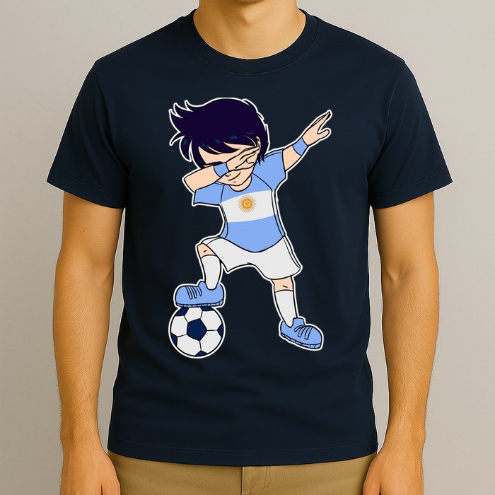 Argentinian Dabbing Soccer Boy Argentina T-Shirt