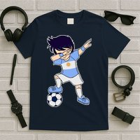 Argentinian Dabbing Soccer Boy Argentina T-Shirt