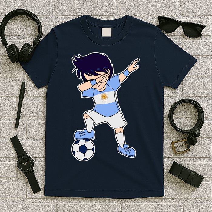 Argentinian Dabbing Soccer Boy Argentina T-Shirt