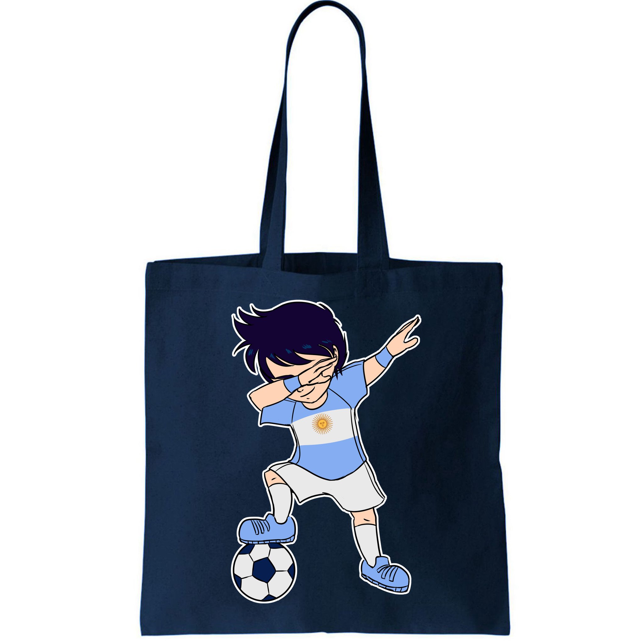 Argentinian Dabbing Soccer Boy Argentina Bag