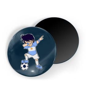 Argentinian Dabbing Soccer Boy Argentina Magnet