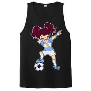 Argentinian Dabbing Soccer Gril Argentina PosiCharge Competitor Tank