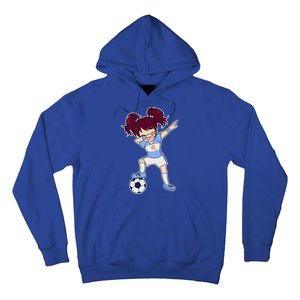 Argentinian Dabbing Soccer Gril Argentina Hoodie