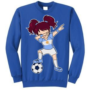 Argentinian Dabbing Soccer Gril Argentina Sweatshirt