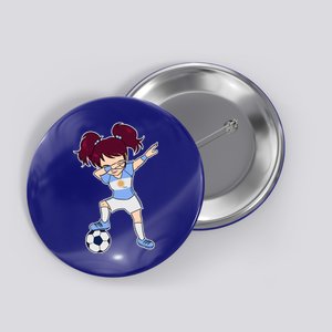 Argentinian Dabbing Soccer Gril Argentina Button