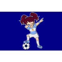 Argentinian Dabbing Soccer Gril Argentina Bumper Sticker