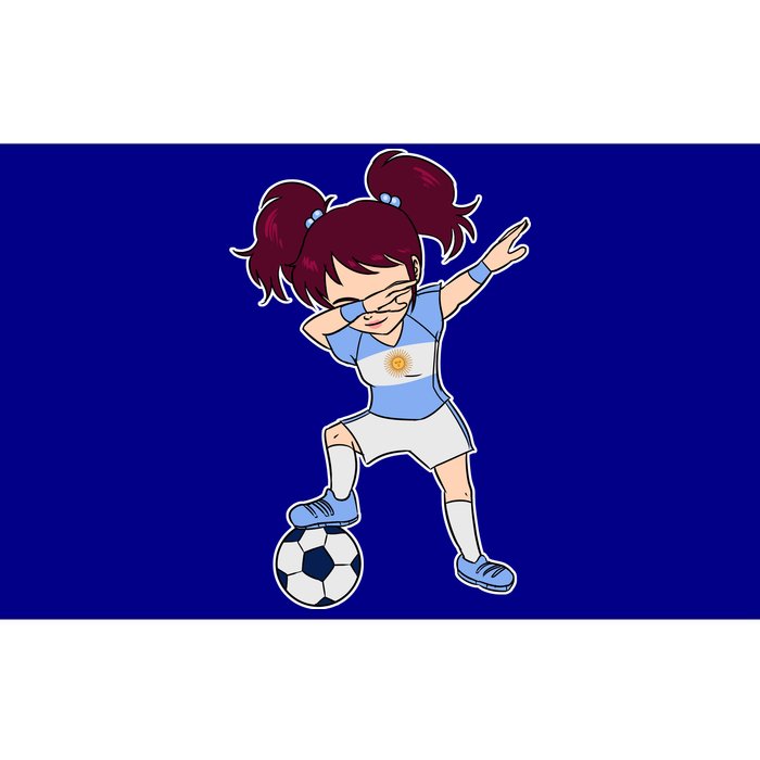 Argentinian Dabbing Soccer Gril Argentina Bumper Sticker