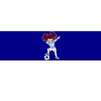 Argentinian Dabbing Soccer Gril Argentina Bumper Sticker