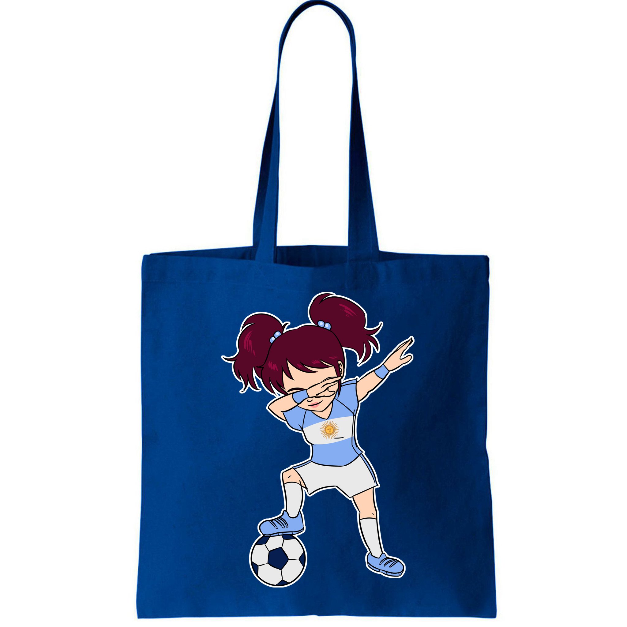 Argentinian Dabbing Soccer Gril Argentina Bag
