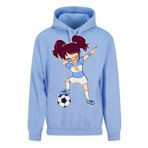 Argentinian Dabbing Soccer Gril Argentina Unisex Surf Hoodie