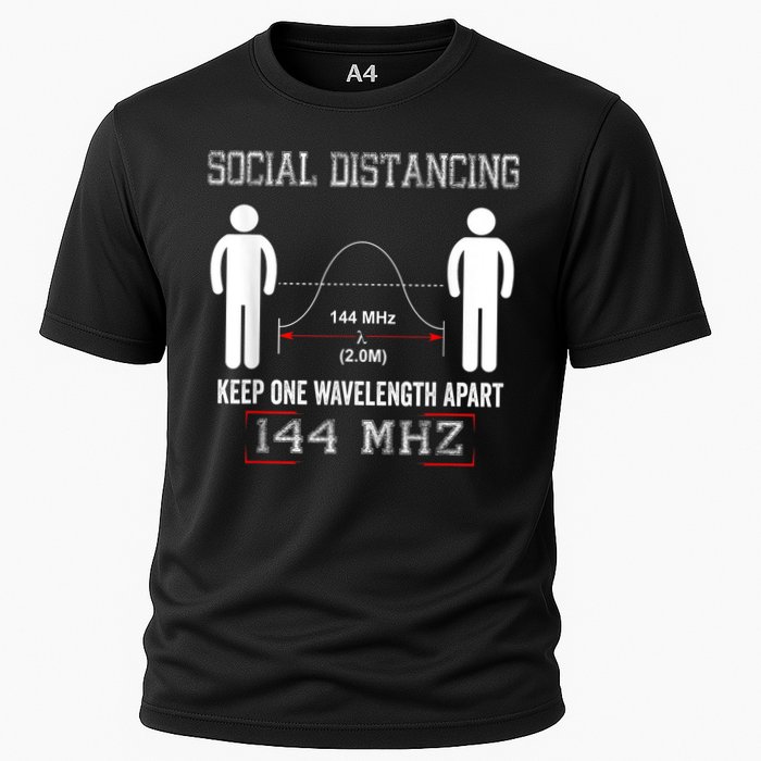 Amateur Radio Ham Social Distancing Ham Radio Operator Cooling Performance Crew T-Shirt