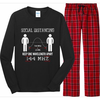 Amateur Radio Ham Social Distancing Ham Radio Operator Long Sleeve Pajama Set