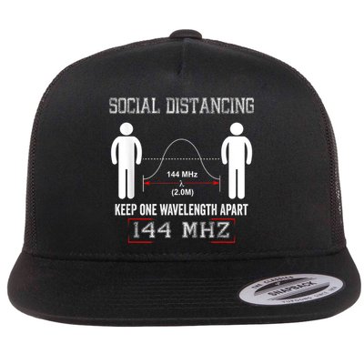 Amateur Radio Ham Social Distancing Ham Radio Operator Flatbill Hat