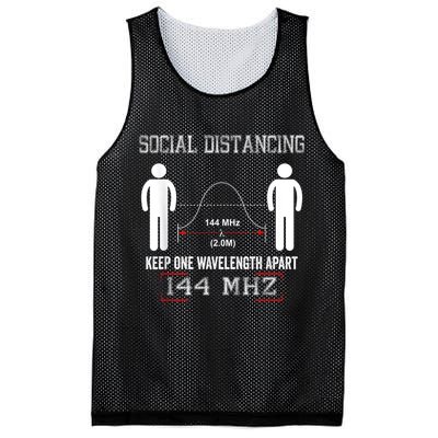 Amateur Radio Ham Social Distancing Ham Radio Operator Mesh Reversible Basketball Jersey Tank
