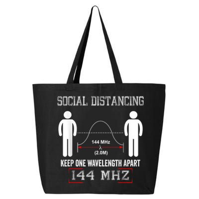 Amateur Radio Ham Social Distancing Ham Radio Operator 25L Jumbo Tote