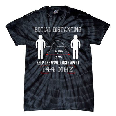 Amateur Radio Ham Social Distancing Ham Radio Operator Tie-Dye T-Shirt