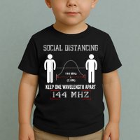 Amateur Radio Ham Social Distancing Ham Radio Operator Toddler T-Shirt