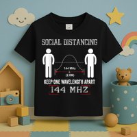Amateur Radio Ham Social Distancing Ham Radio Operator Toddler T-Shirt