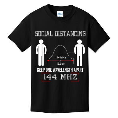 Amateur Radio Ham Social Distancing Ham Radio Operator Kids T-Shirt