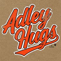 A.D.L.E.Y R.U.T.S.C.H.M.A.N Hug Script Baltimore Baseball Cotton Canvas Backpack