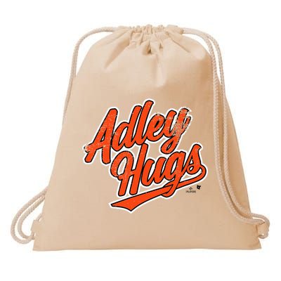 A.D.L.E.Y R.U.T.S.C.H.M.A.N Hug Script Baltimore Baseball Drawstring Bag