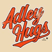 A.D.L.E.Y R.U.T.S.C.H.M.A.N Hug Script Baltimore Baseball Drawstring Bag