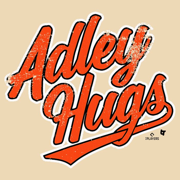 A.D.L.E.Y R.U.T.S.C.H.M.A.N Hug Script Baltimore Baseball Drawstring Bag