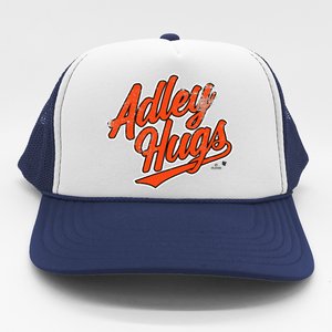 A.D.L.E.Y R.U.T.S.C.H.M.A.N Hug Script Baltimore Baseball Trucker Hat