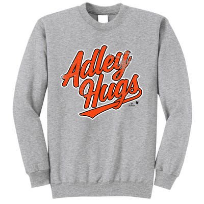 A.D.L.E.Y R.U.T.S.C.H.M.A.N Hug Script Baltimore Baseball Tall Sweatshirt