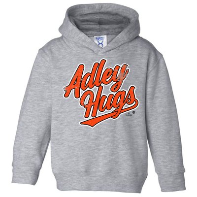 A.D.L.E.Y R.U.T.S.C.H.M.A.N Hug Script Baltimore Baseball Toddler Hoodie