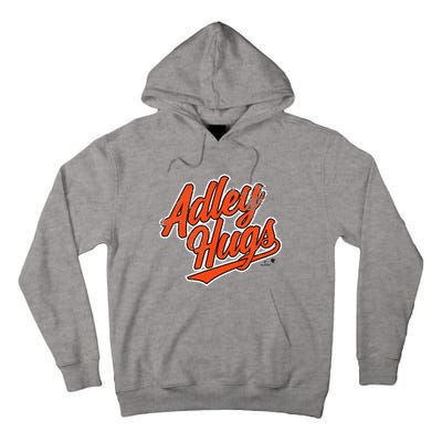 A.D.L.E.Y R.U.T.S.C.H.M.A.N Hug Script Baltimore Baseball Tall Hoodie